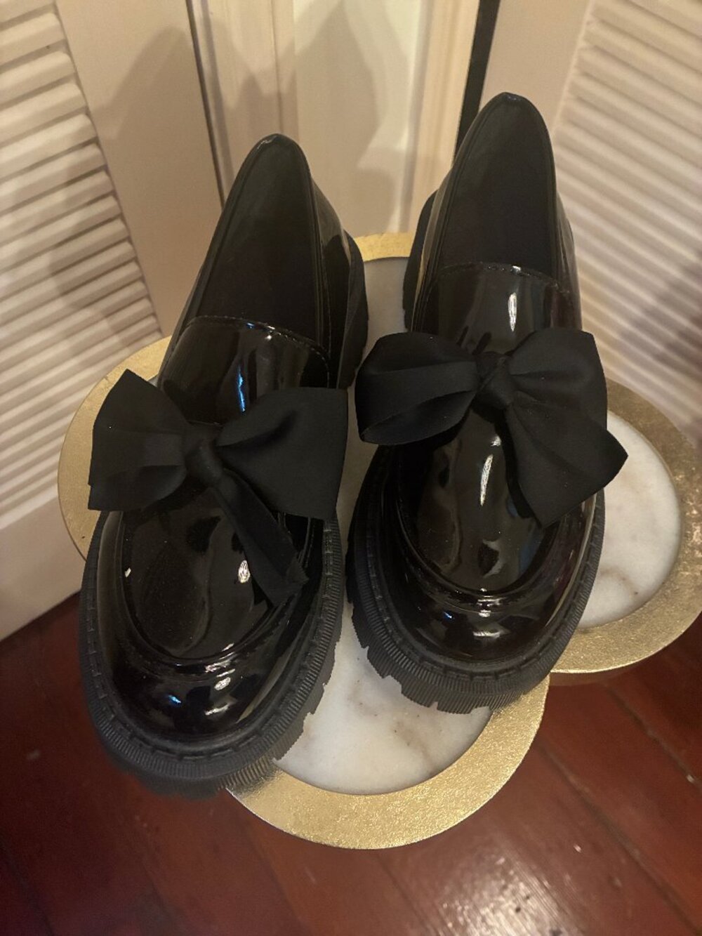 Black Patent Loafer